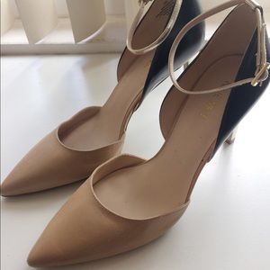 Nine West ankle strap heels 9